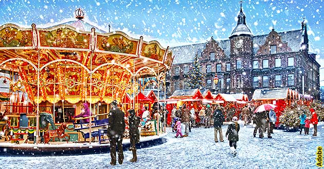 Weihnachtsmarkt-Reisen Dsseldorf Rhein 2024 2025 NRW Weihnachtsmrkte Weihnachtsmrkte in Nordrhein-Westfalen